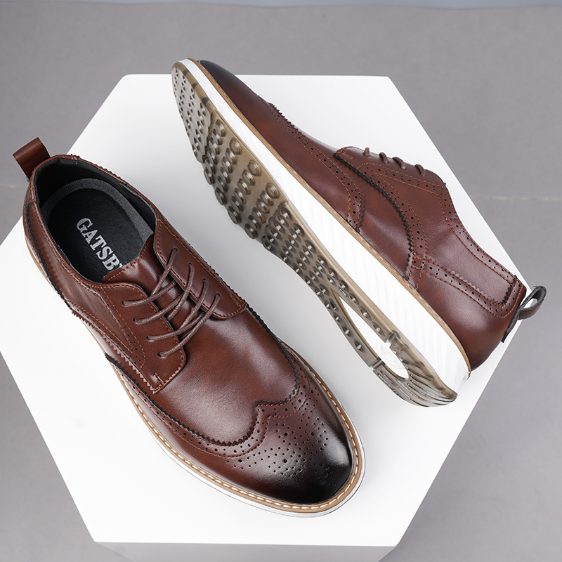 Leatherworking Classic - Lässige Business-Schuhe für Herren. Klassischer und