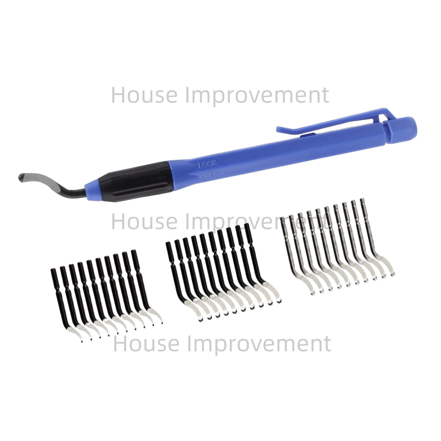 Swivel Knife Tool - Entgratungswerkzeug mit 1/11/15/31 Schnellarbeitsstahl-Drehmesser – funktioniert