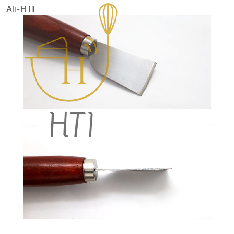 Leatherwork Knife - Leder-Schneidemesser DIY Lederhandwerkswerkzeug mit Holzgriff für