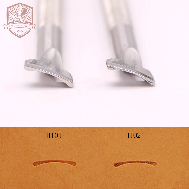 Leatherwork Embossing - Lederarbeit Stempelwerkzeug Cutoff Muster H101 H102