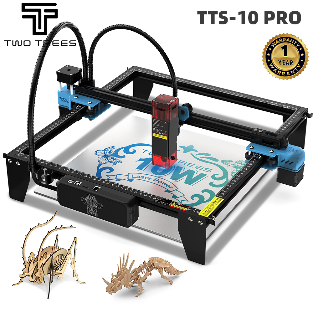 Leatherwork Machine - TWOTREES TTS-10 Pro Lasergravierer Edelstahl-Logodrucker Metall-Lasergravurmaschine