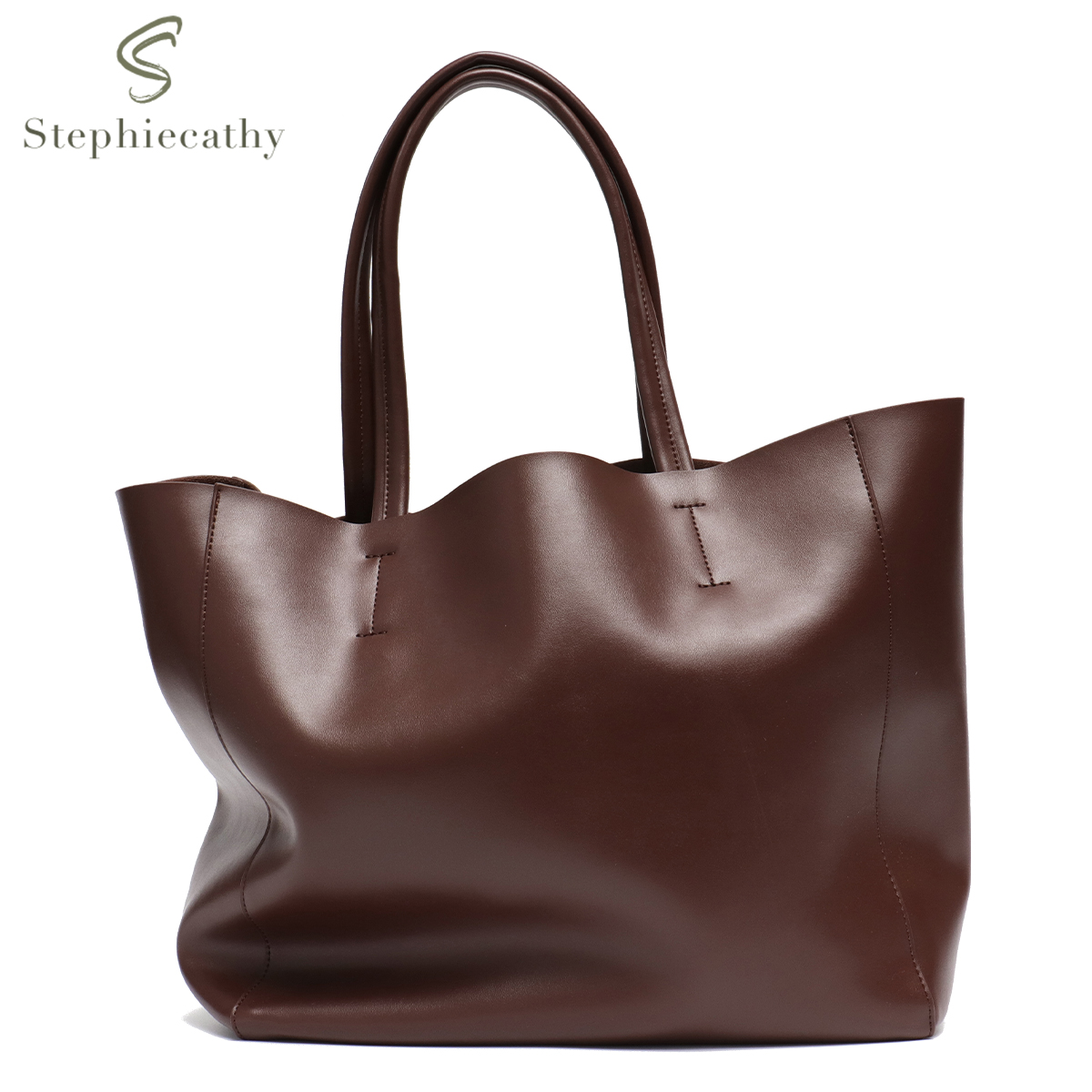 Leather Work Bag Laptop - Große Kapazität-Tragetasche für Damen, modisch, echtes