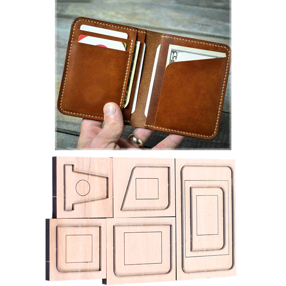 Leatherwork Machine - DIY Lederhandwerk, einfacher Kartenhalter, kleine Geldbörse,