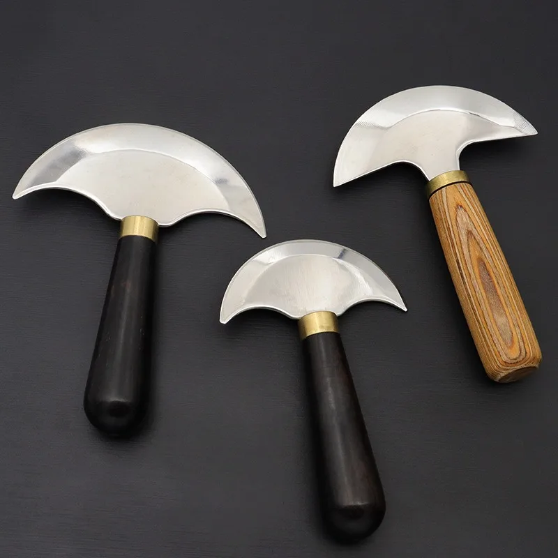 Leatherwork Knife - Manuelles Leder-Schärfmesser DIY Lederhandwerk Schneidewerkzeug Handtrimmer