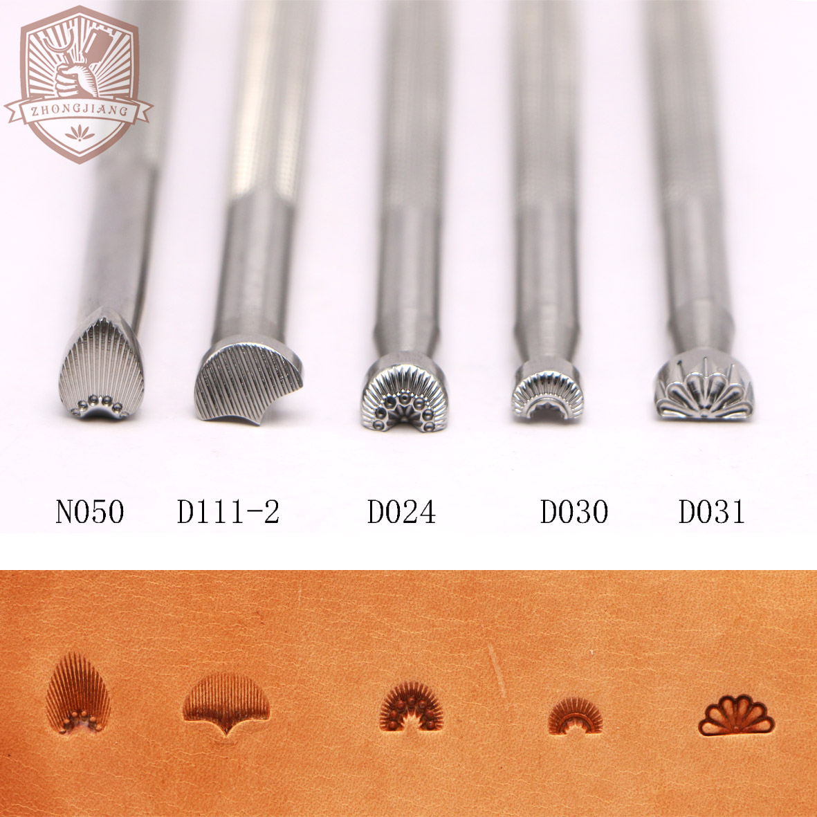 Leatherwork Embossing - Lederprägestempel KingTool Border D024 D030 D031