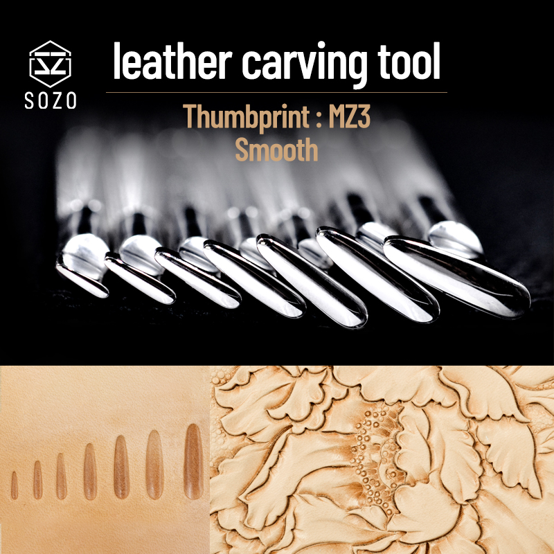 Leatherwork Embossing - SOZO MZ3 Leder Arbeit Stanzen Werkzeug