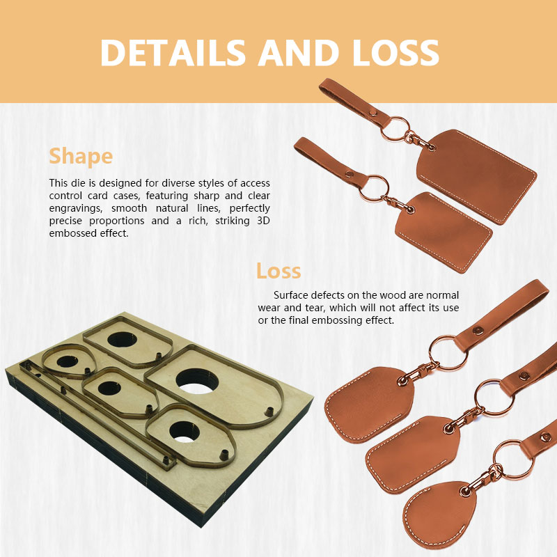 Leatherwork Embossing - DIY Leder-Zugangskarten-Set: Großes Set für manuelles