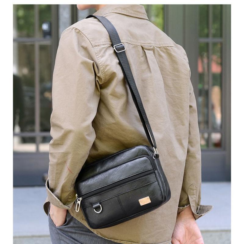 Leder Herren Sling Bag Messeng – Leather Work Bag Laptop Bewertung und Preis