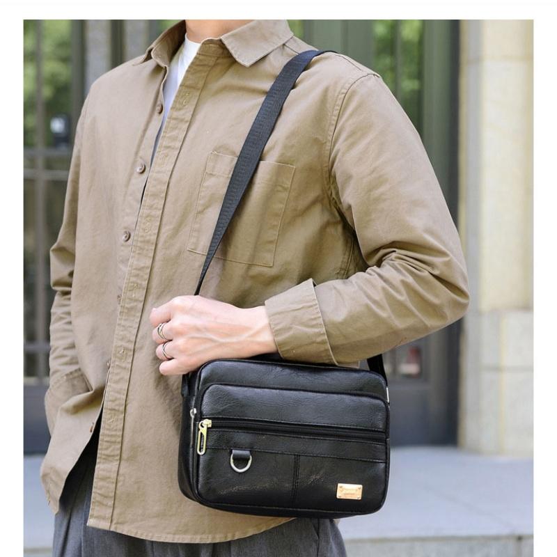 Leder Herren Sling Bag Messeng – Leather Work Bag Laptop Bewertung und Preis