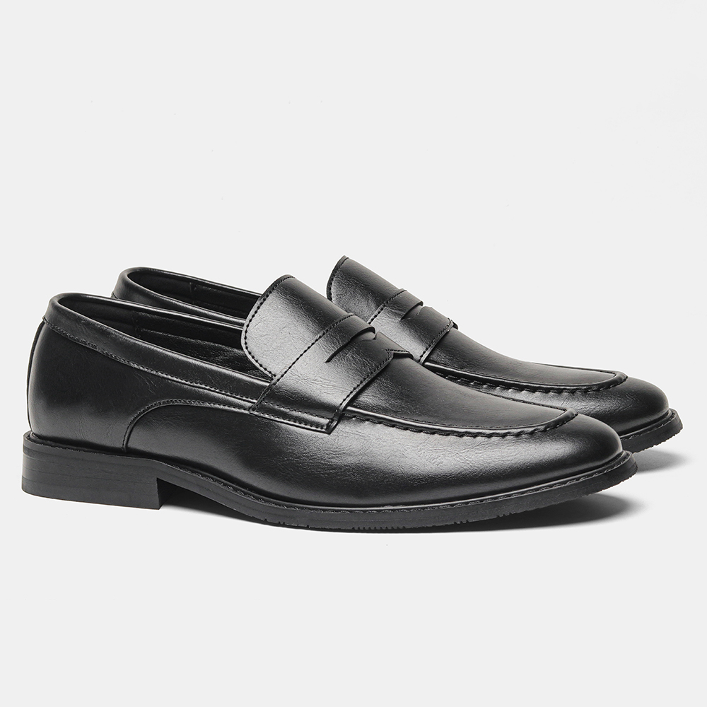 Herren Schwarze Penny Loafer K – Leatherworking Classic Bewertung und Preis