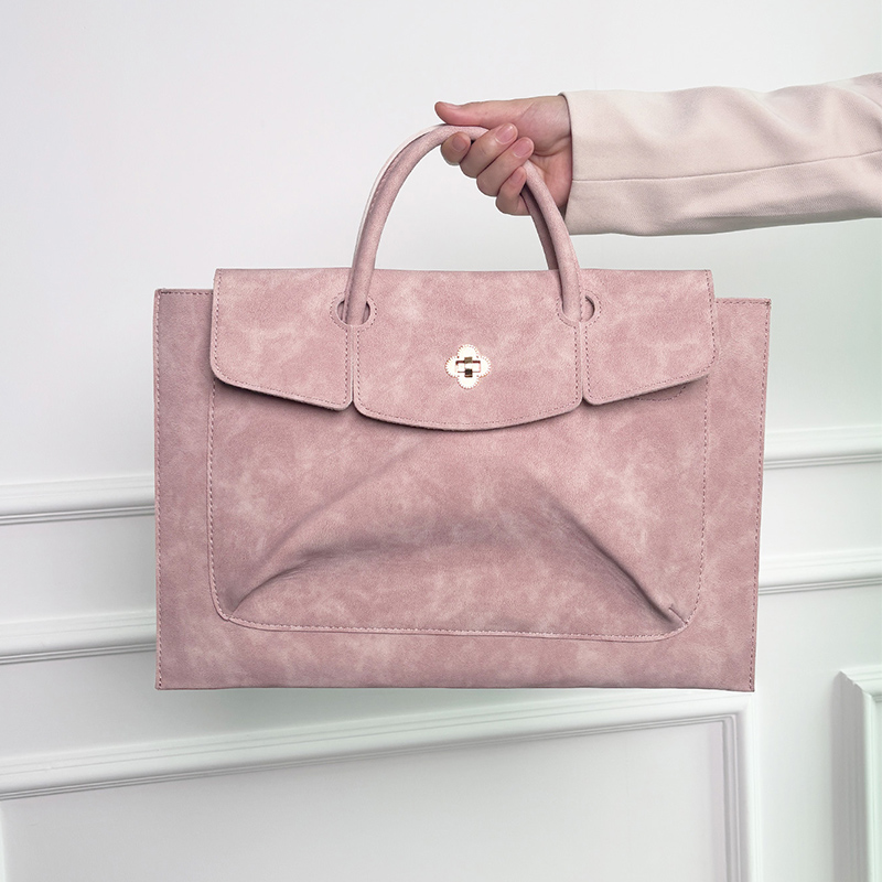Elegante Rosa PU-Leder Laptop- – Leather Work Bag Laptop Bewertung und Preis
