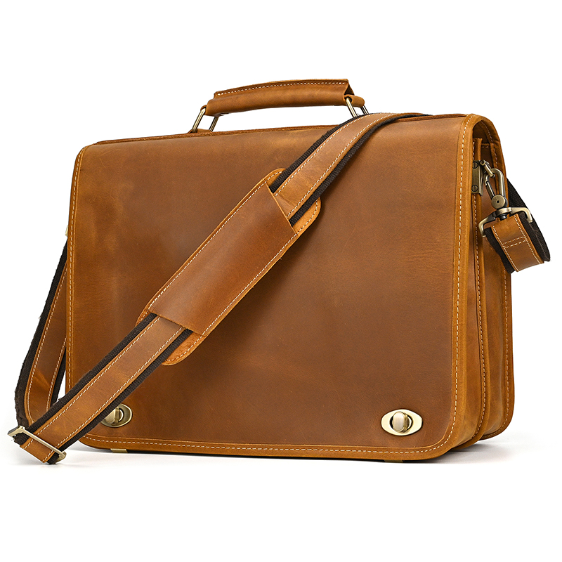 Anpassen der Echt leder Laptop – Leather Work Bag Laptop Bewertung und Preis