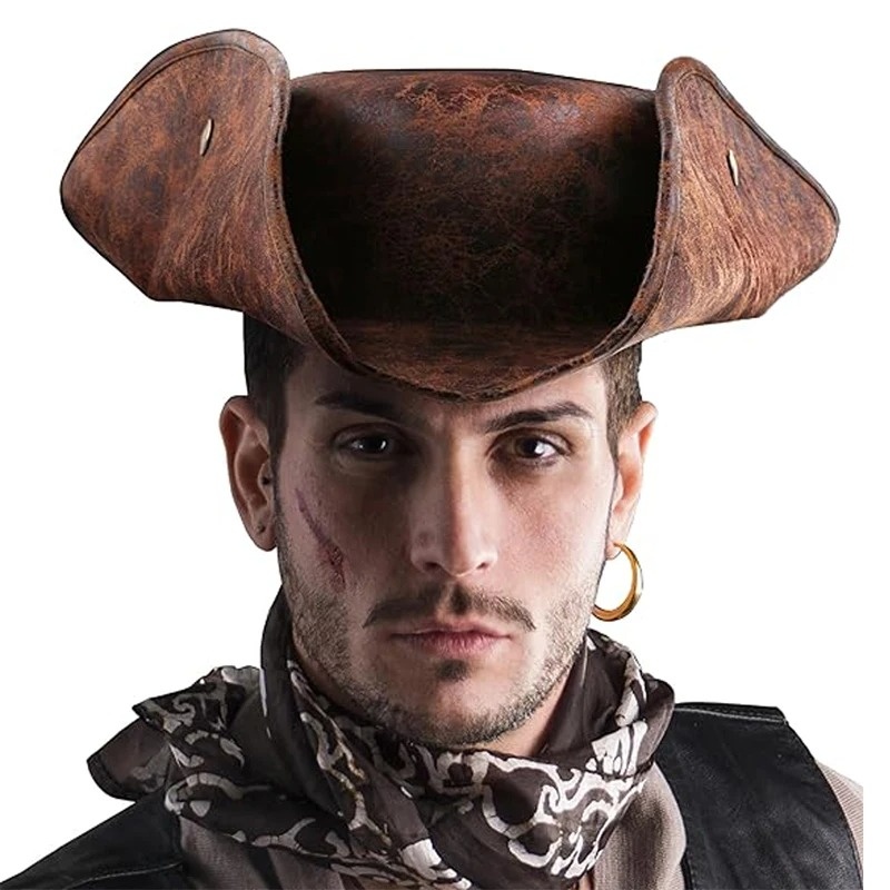 Kunstleder Piratenhut Vintage  – Leather Work Hat Bewertung und Preis