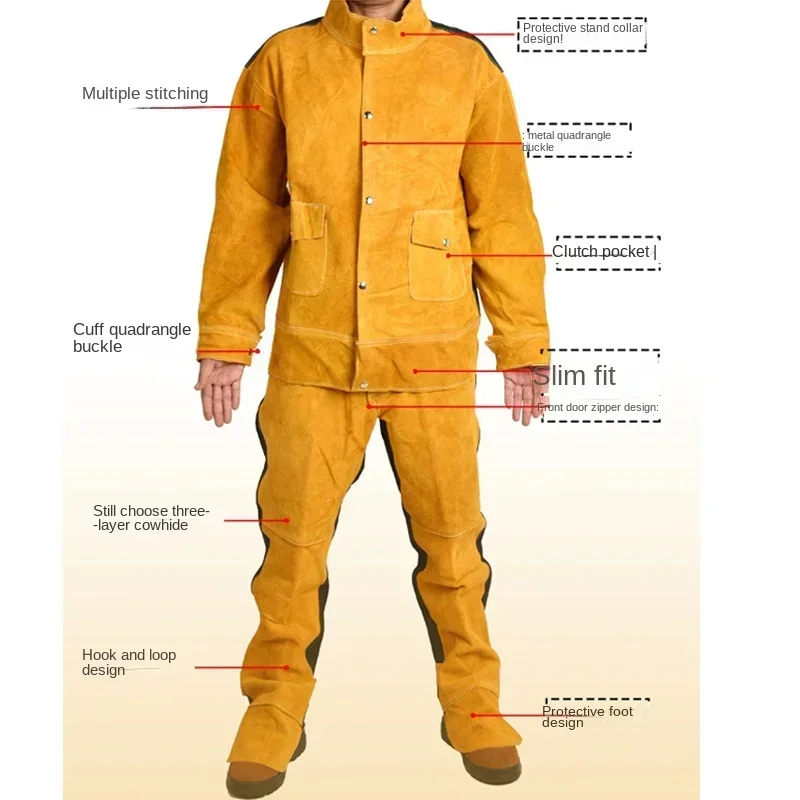 Arbeitsplatz Sicherheits kleid – Leather Work Overalls Bewertung und Preis