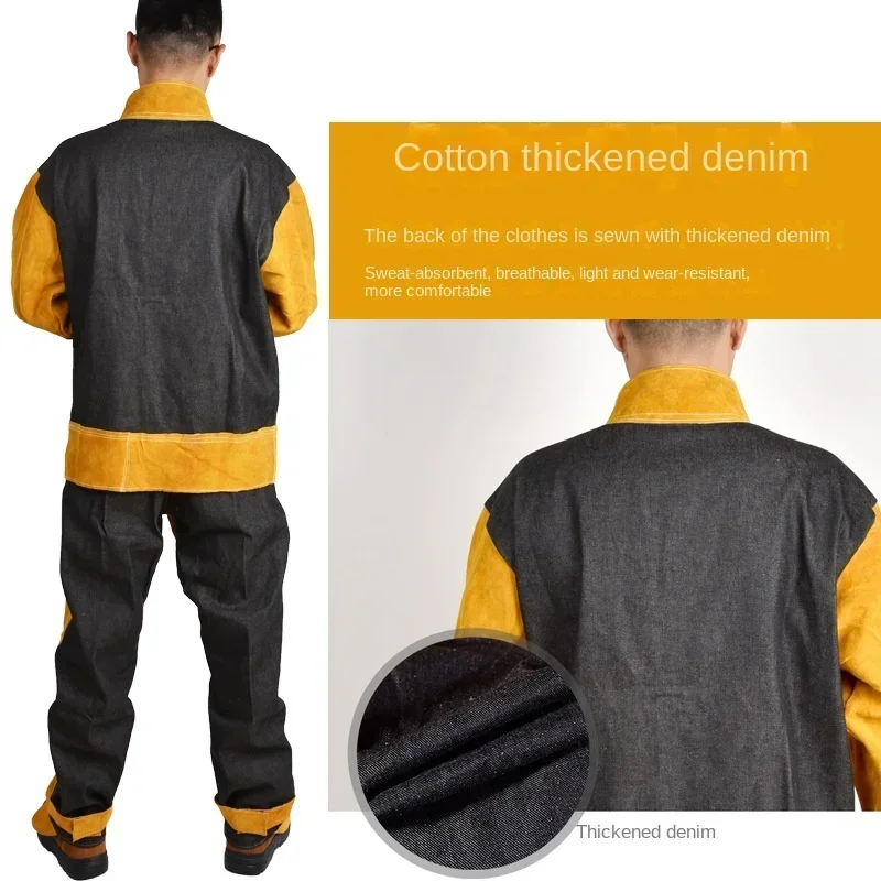 Arbeitsplatz Sicherheits kleid – Leather Work Overalls Bewertung und Preis