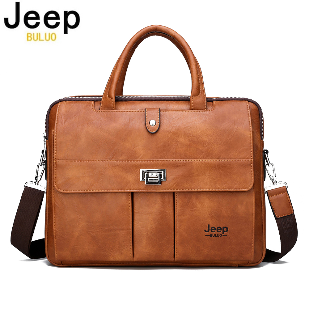 Jeep Buluo Herren-Leder-Aktent – Leather Work Bag Laptop Bewertung und Preis