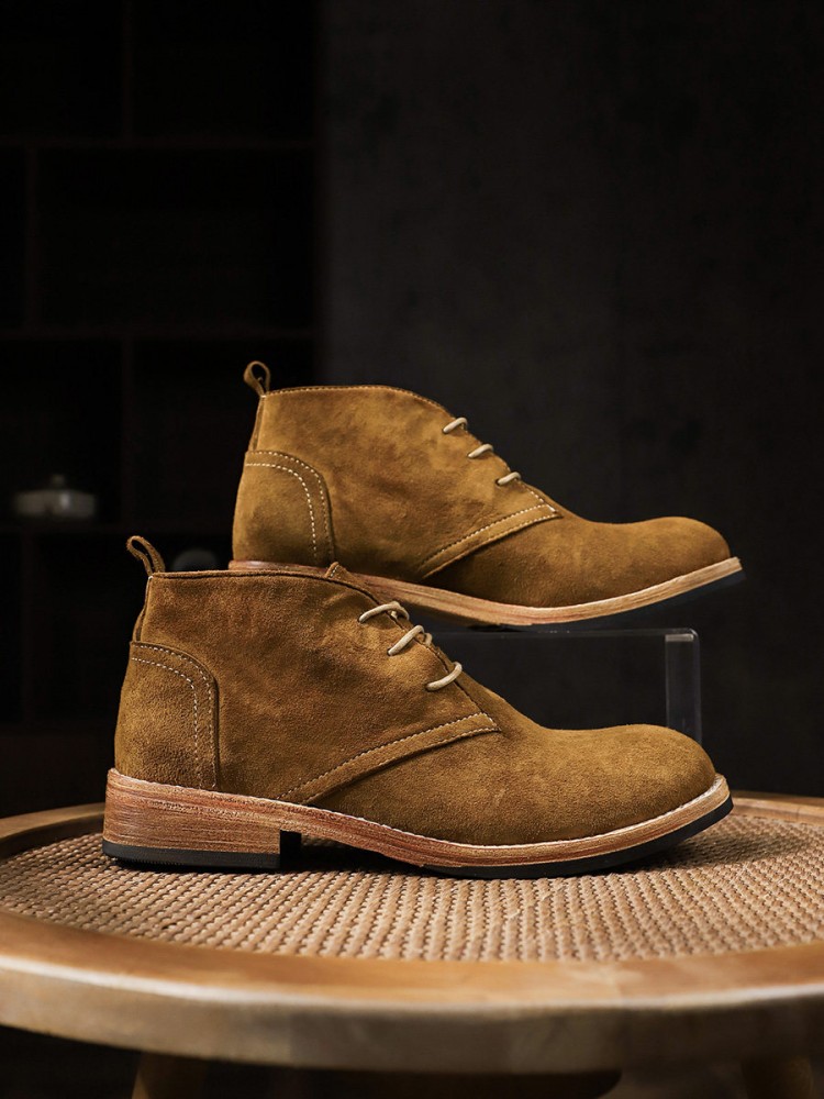 Mode Vielseitige Männliche Sch – Leatherwork Boots Bewertung und Preis