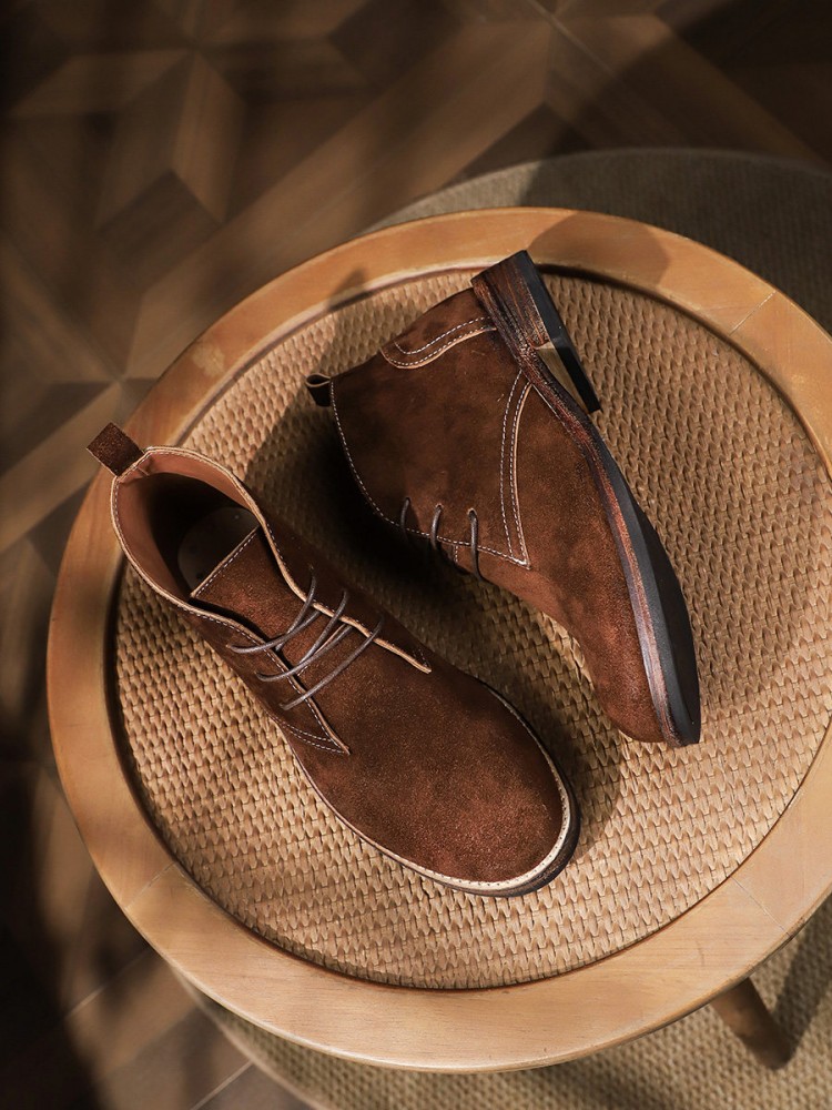Mode Vielseitige Männliche Sch – Leatherwork Boots Bewertung und Preis